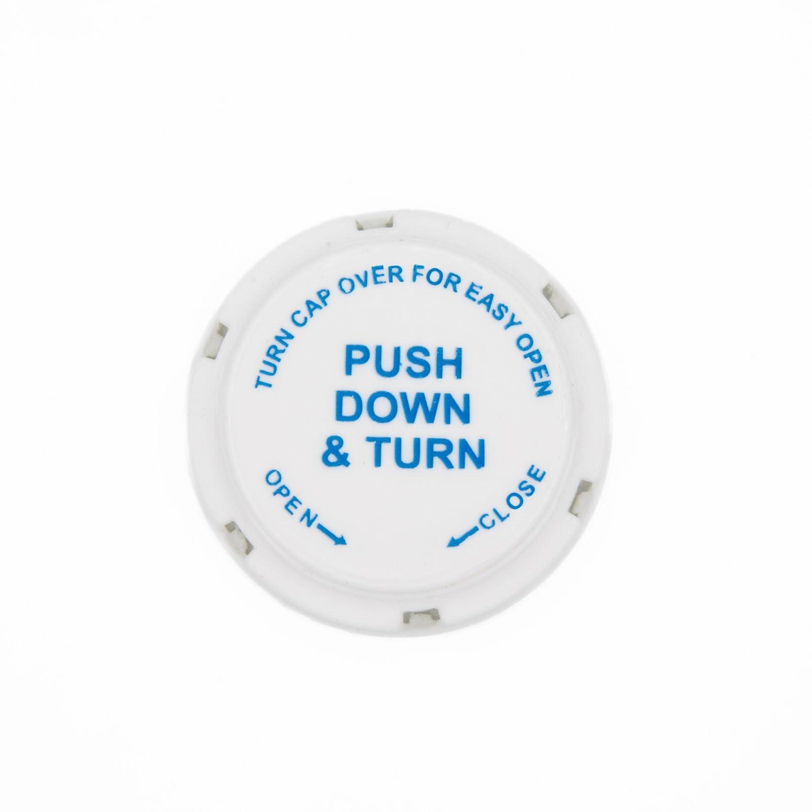 The Plastic Lab 12 Dram Plastic Pill Bottles with Child-Resistant Cap (pack of 275 bottles) , Amber Reversible Cap Prescription Vials , Plastic Medicine Containers, Push Down and Turn - Airtight Pharmacy Pill Bottles