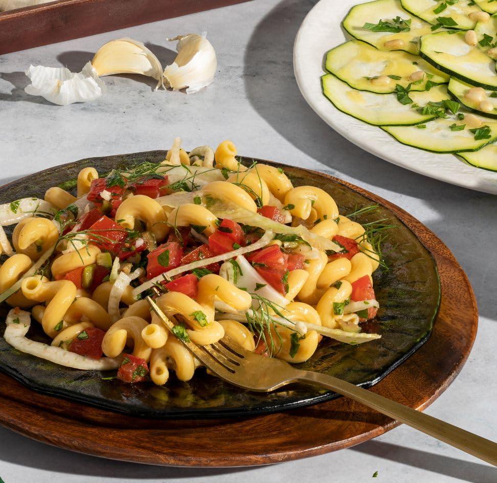 ZENB ZENB Plant-Based Cavatappi - Pasta Made From 100% Yellow Peas, Gluten Free, Non-GMO & Vegan, Less Carbs than Traditional Pastas, 20g Protein & 12g Fiber In Every 3.5 oz Serving - 8 oz Boxes (Pack of 3)