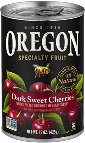Oregon Oregon Specialty Fruit, Dark Sweet Cherries, Pitted, All-Natural,15 Ounce (Pack of 3)