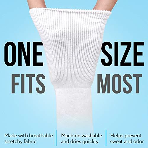 IMPRESA IMPRESA [3 Pack] Replacement Sock Liner for Aircast Compression Walking Boot or Walker Brace - Breathable Orthopedics Socks for Cast Boot - Walking Boot Socks for Women and Men - One Size Fits Most