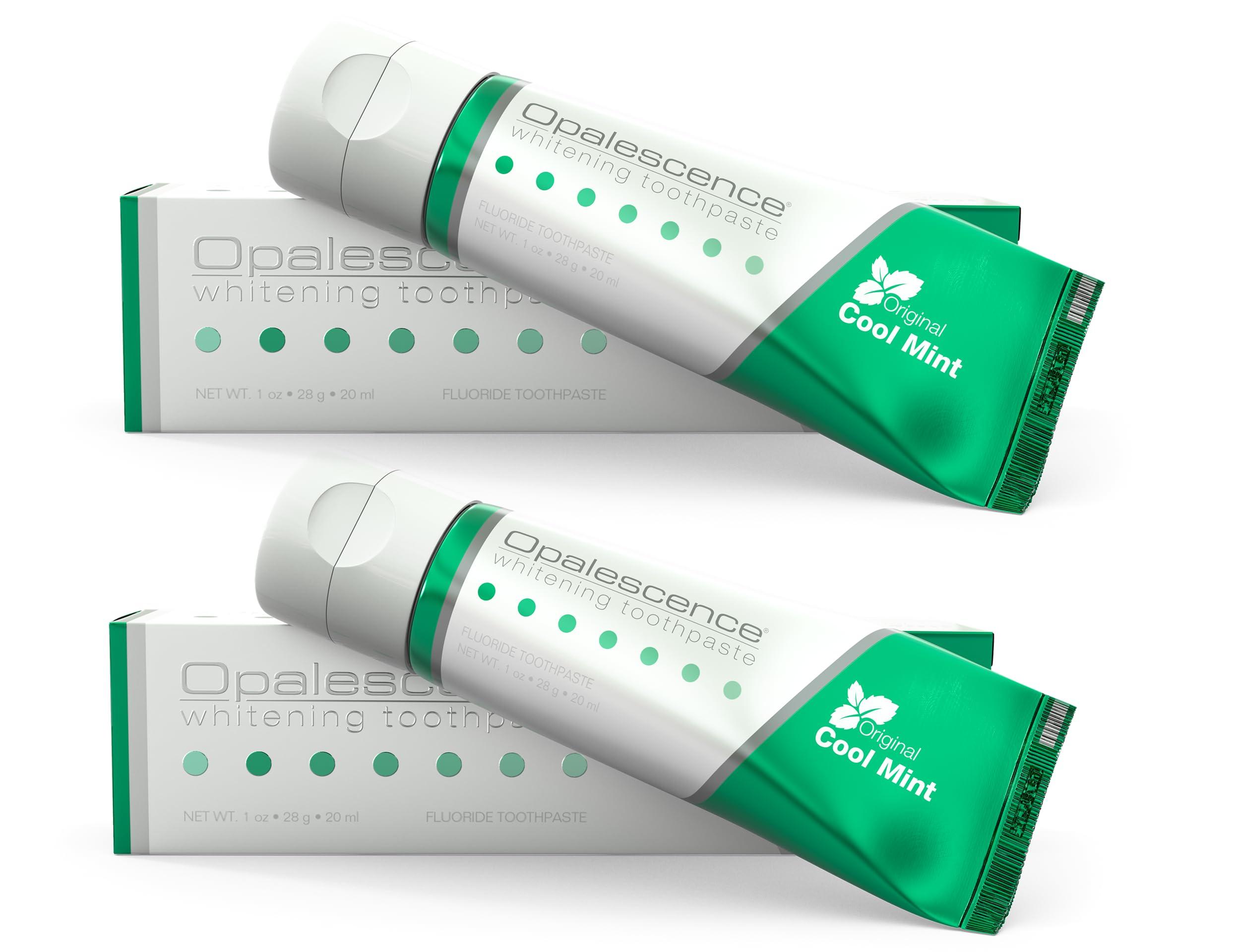 Opalescence Opalescence Whitening Toothpaste Travel Size 1 Ounce (2 Pack) Fluoride Teeth Whitening Toothpaste, Mint Flavor 402-2