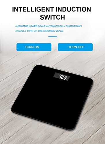 Vortex Vortex BL319 High Precision Strain Gauge Sensor System 6mm R20 Tempered Glass 180kg kg/lb/st Convertible LED Display Step on Technology Auto Zero & Auto Off Digital Scale