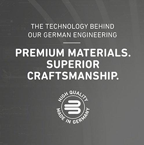 Bauerfeind Bauerfeind OmoTrain S Shoulder Support, Left 1, Titanium/Gray with Blue Accents