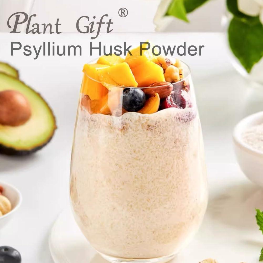 Plant Gift 100% Natural Pure Psyllium Husk Powder 100g/3.52oz Great for Baking & Cooking | Free from Preservatives