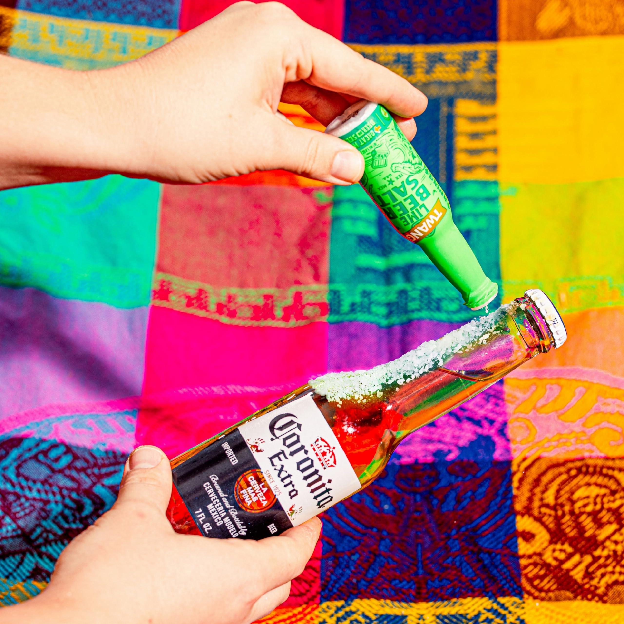 Twang Twang Flavored Beer Salt, Lime, 1.4 Ounce Bottles (3-Pack)