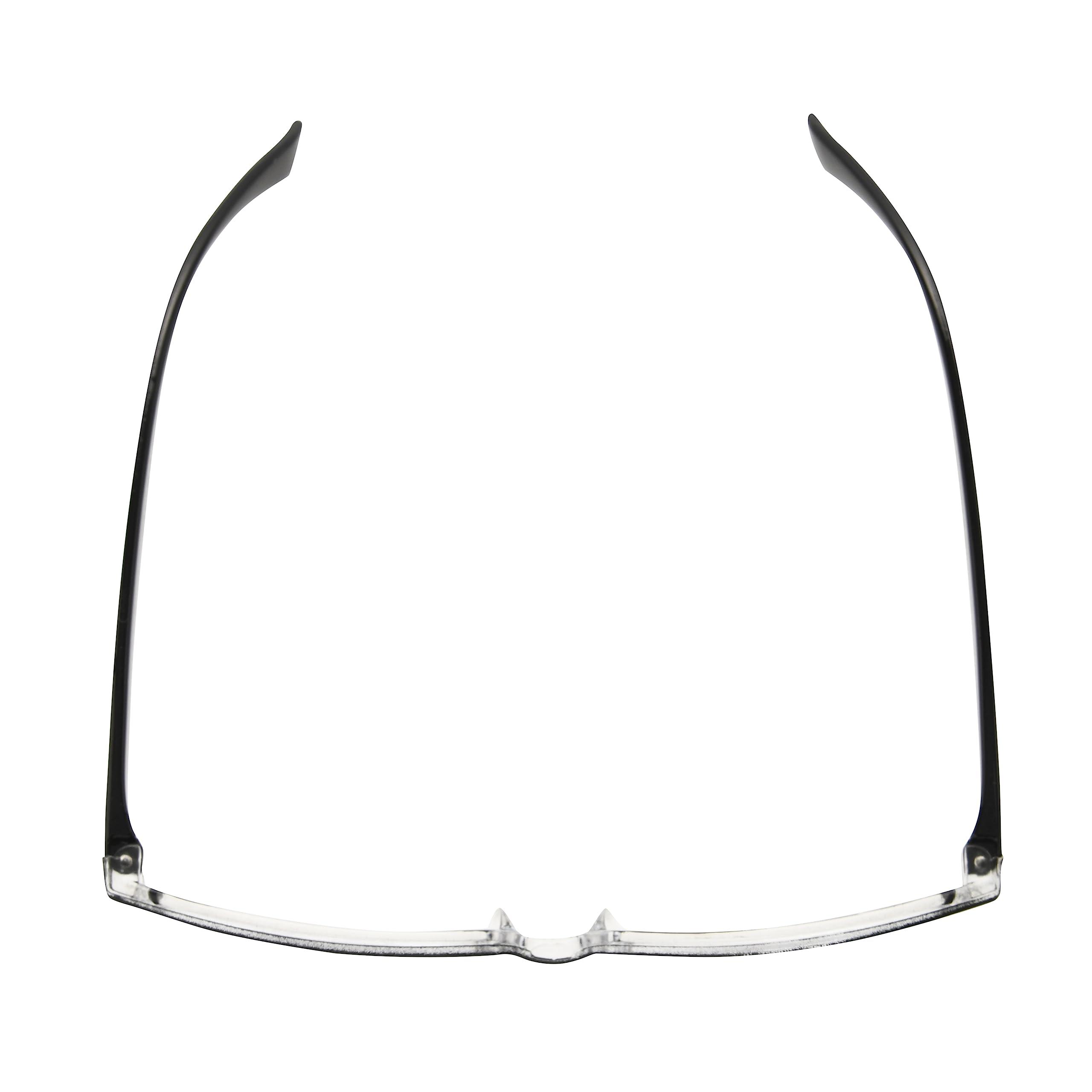 Foster Grant Foster Grant Men\'s Pete Rectangular Reading Glasses, Black and Brown, 3 Pack, 2.5x