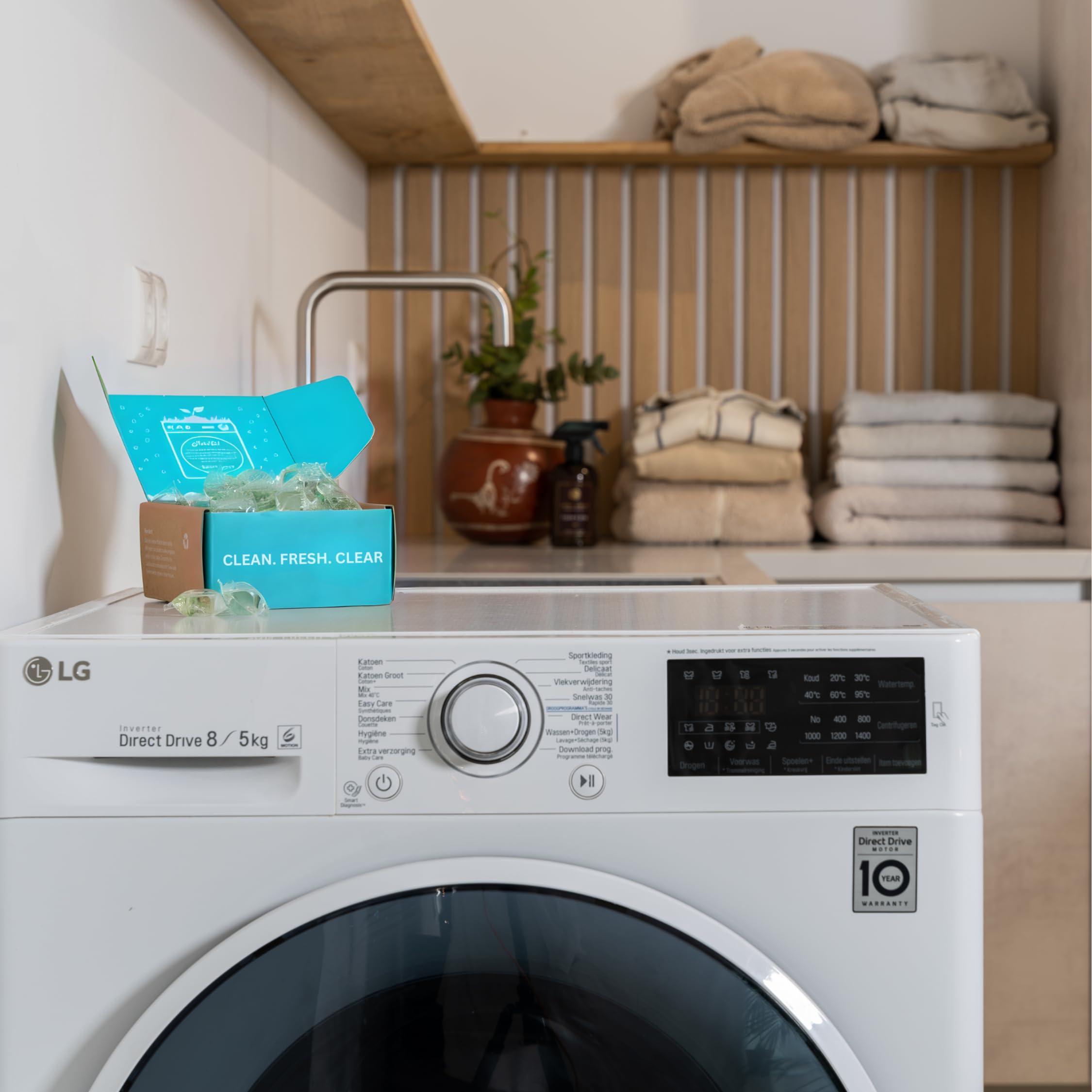 Greenseedz Greenseedz Free And Clear Eco Friendly Unscented Laundry Detergent Pods, 32 Pacs, Powerful Stain And Odor Removal, Biodegradable and HE Compatible