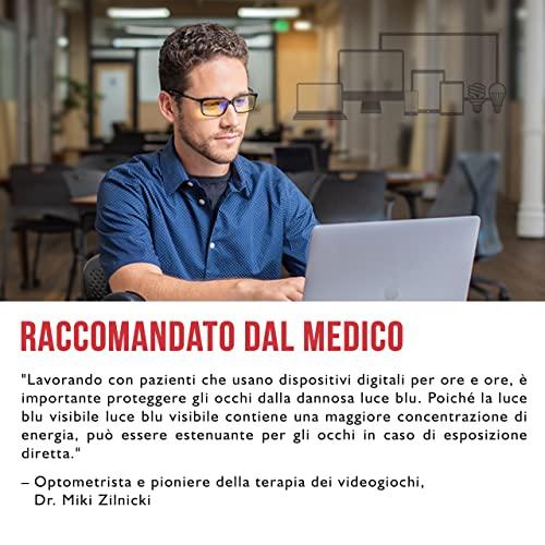 Gunnar Blue Light Glasses | Pendleton Slate/Amber by GUNNAR | Patented 65% Blue Light Protection, 100% UV Light, Anti-Reflective, Protect & Reduce Eye Strain & Dryness