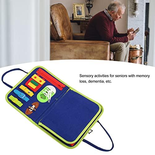 Yinhing Dementia Sensory Toy for Adults with Alzheimers Dementia, Fidget Blanket Pressure Anxiety Relief Cloth