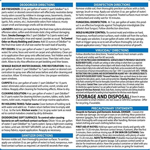 OdoBan OdoBan Disinfectant Concentrate and Odor Eliminator, 2 Gallons, Fresh Linen Scent