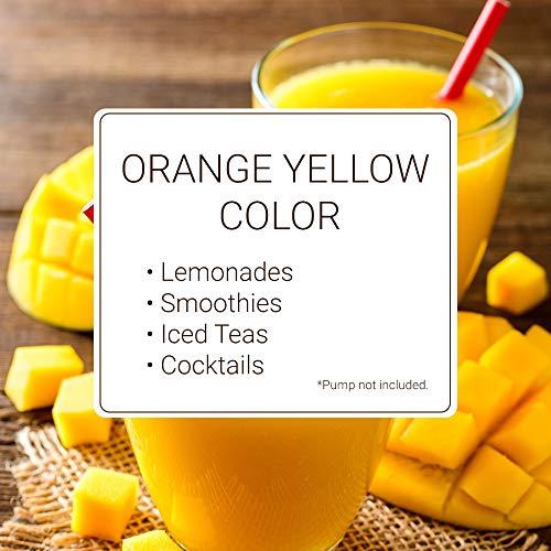 Monin Monin - Mango Syrup, Tropical and Sweet, Great for Cocktails, Sodas, and Lemonades, Gluten-Free, Non-GMO (1 Liter, 2-Pack)