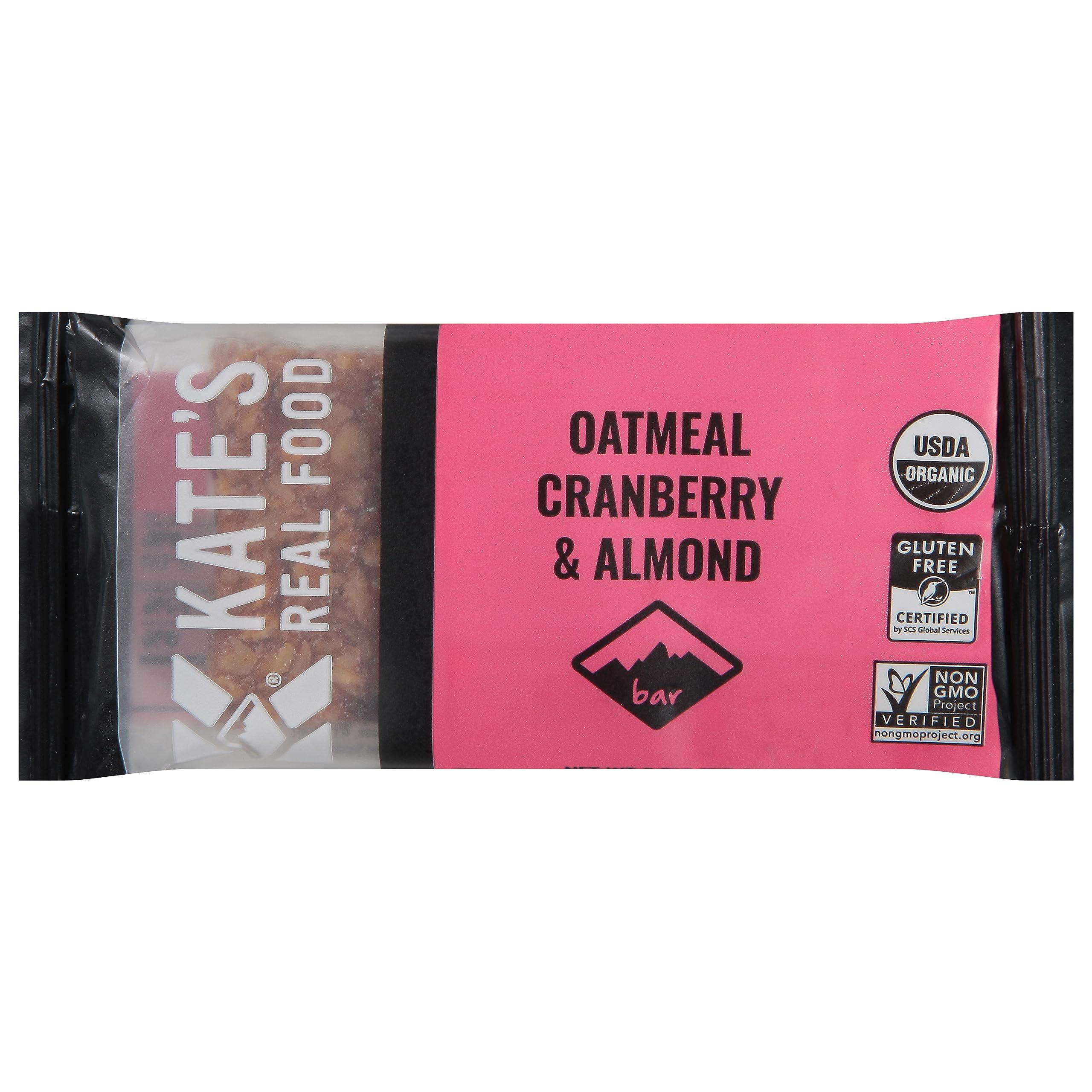 KATES REAL FOOD KATES REAL FOOD Organic Oatmeal Cranberry & Almond Bar, 2.2 OZ