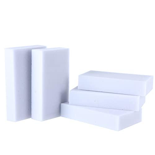 Lipfer Lipfer Magic Cleaning Sponge Pack of 100 Sponges Melamine Foam Cleaning Pad Eraser Sponge for All Surface Bathroom Kitchen Floor Baseboard Wall Cleaner Gray