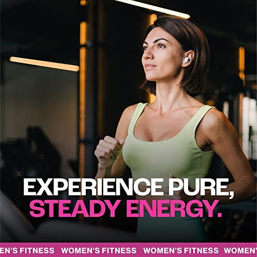 MMUSA Creatine for Women Athletes, Burn Fat, Pre-Workout, Fitness, Instant Energy, Muscle Tone, Aerobics, Endurance, Cycling, Running & Stamina. Muscle Without Bulk, Amino Acids, Vitamins. Cherry