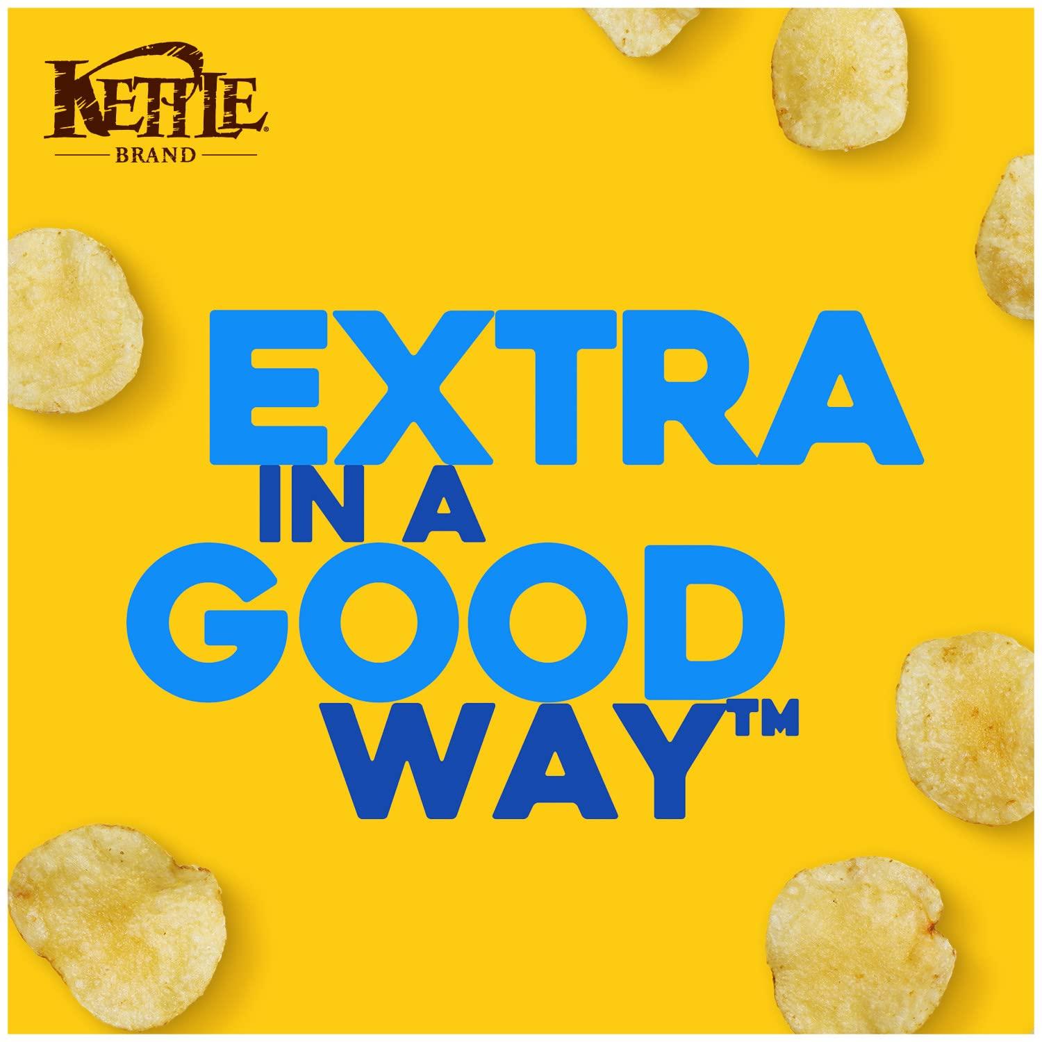 Kettle Brand Kettle Brand Potato Chips, Salt & Vinegar Kettle Chips, Snack Bag, 2 Oz