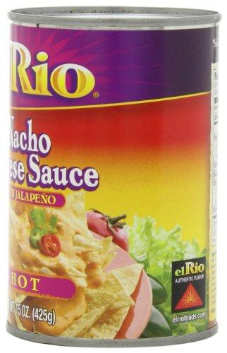 El Rio El Rio Hot Nacho Cheese Sauce, 15-Ounce Can (Pack of 12)