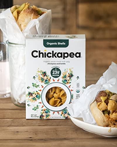 Chickapea Chickapea Organic Chickpea Pasta - Shells - 8 oz (Pack of 6)