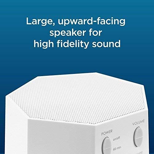 Adaptive Sound Technologies Adaptive Sound Technologies LectroFan Classic White Noise Machine - Compact Sleep Sound Machine for Bedroom, Travel, Study & More - 20 Non-Looping Fan & White Noise Variations - White