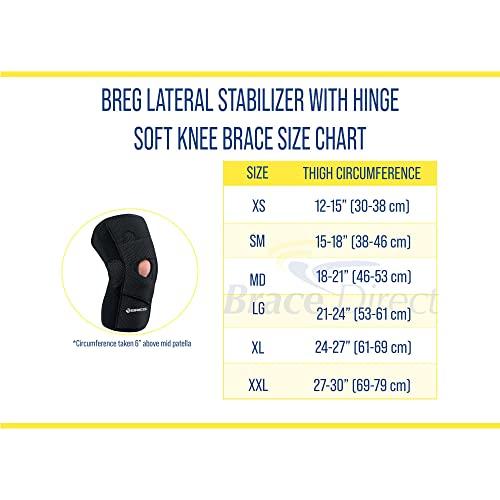 Breg Breg Lateral Stabilizer Knee Brace (XXLarge - Left - Airmesh - With Hinges)