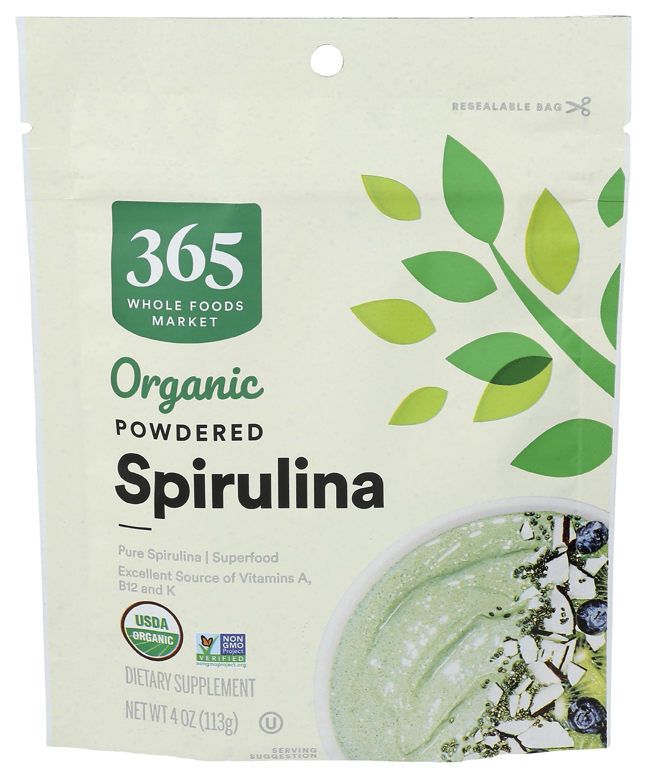 365 by Whole Foods Market 365 by Whole Foods Market, Organic Spirulina Superfood Powder, 4 Ounce