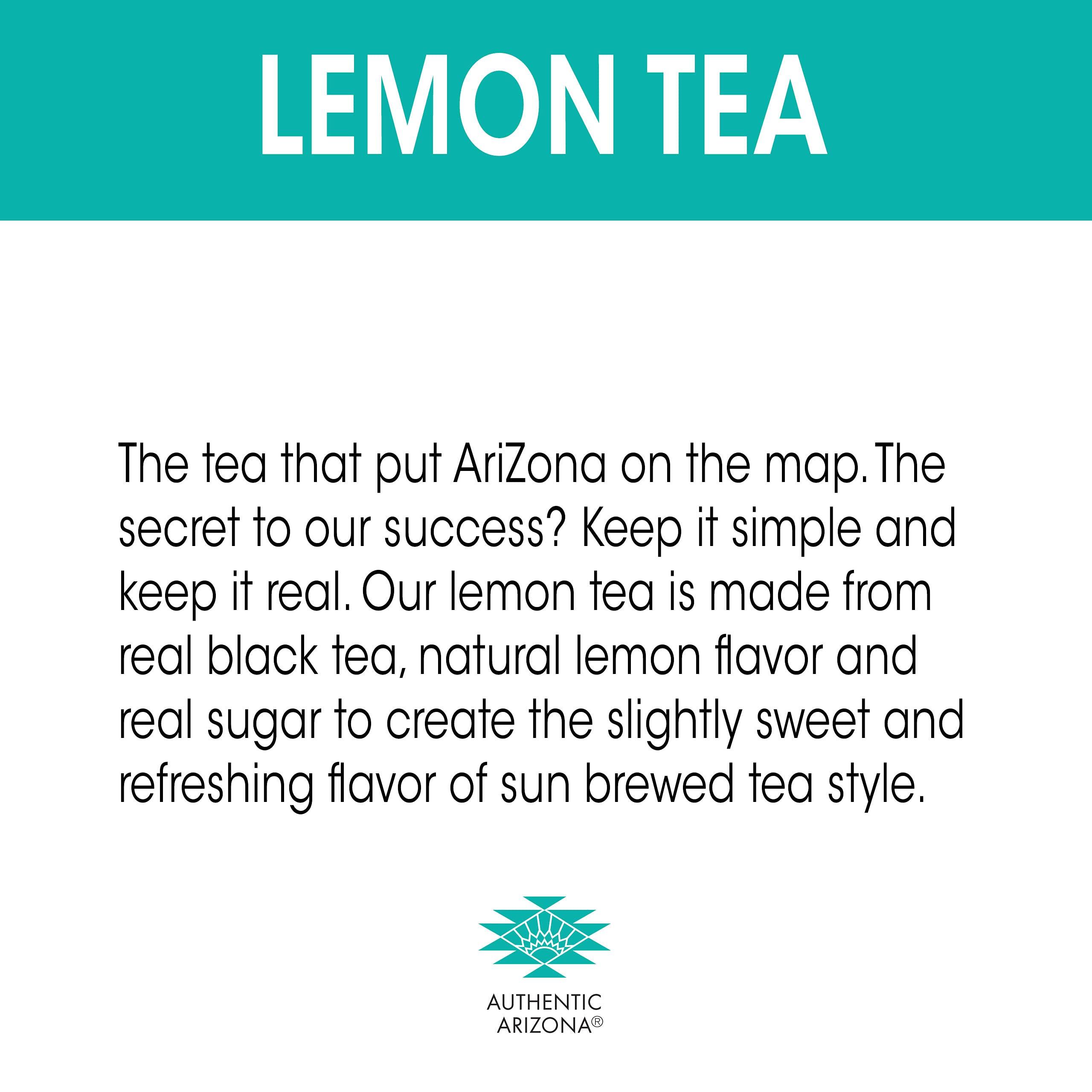 Arizona Arizona Lemon Tea, 20 Fl Oz, Pack of 24