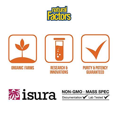 Natural Factors Whey Factors by Natural Factors, Grass Fed Whey Protein Concentrate, Aids Muscle Development and Immune Health, Unflavored, 12 Oz