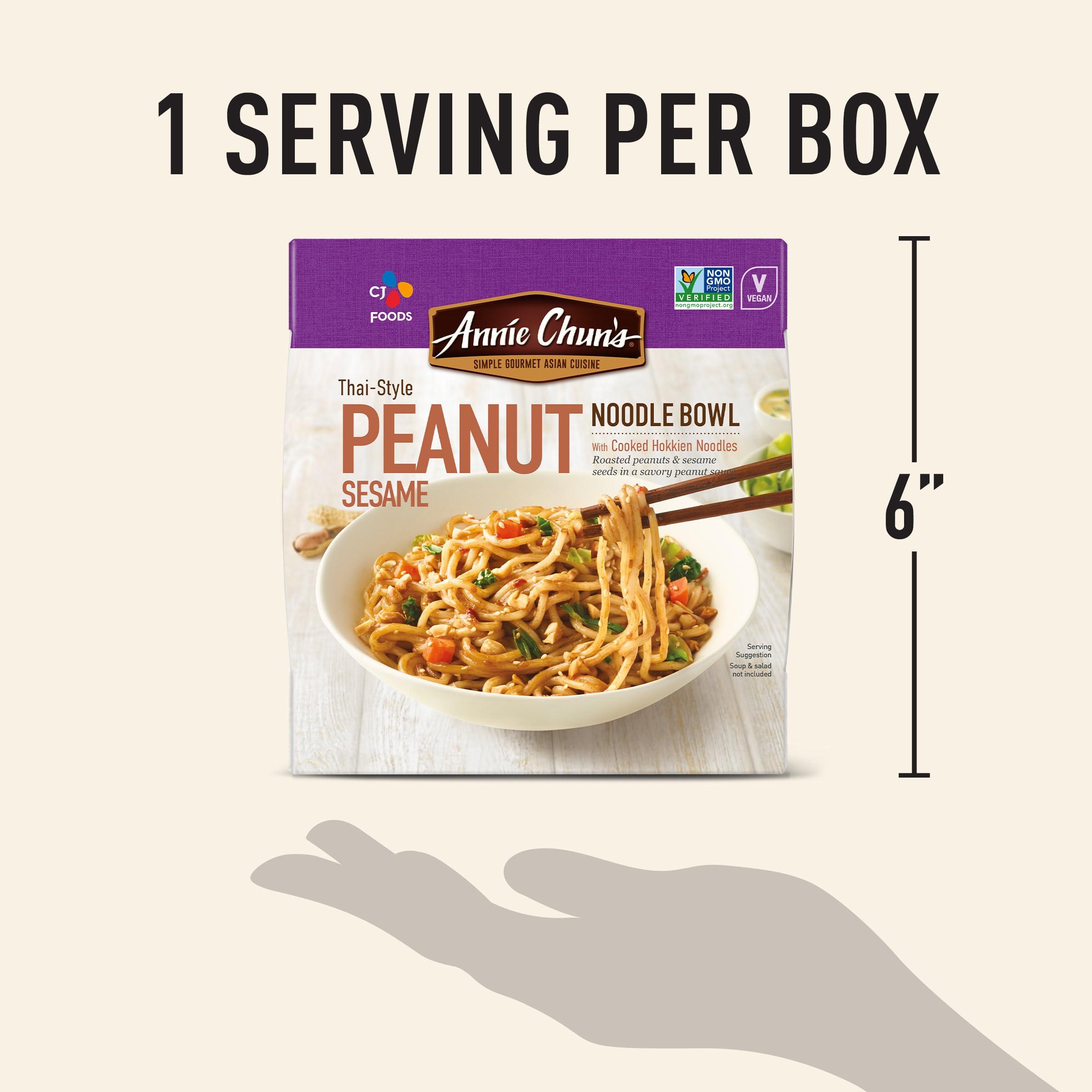 Annie Chun's Annie Chun\'s Thai Style Peanut Sesame Noodle Bowl - 6 Pack