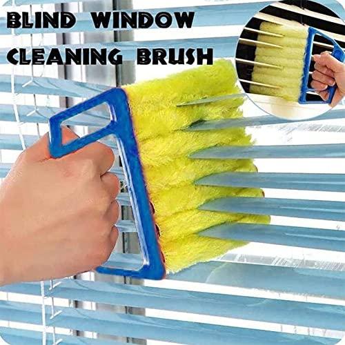 oldnew 7 Teeth Shutter Cleaner Brush, Mini Hand-held Cleaner Brush,Household Cleaning Brush Tool,Brush Air Conditioner, Fan,Awnings, Siding.