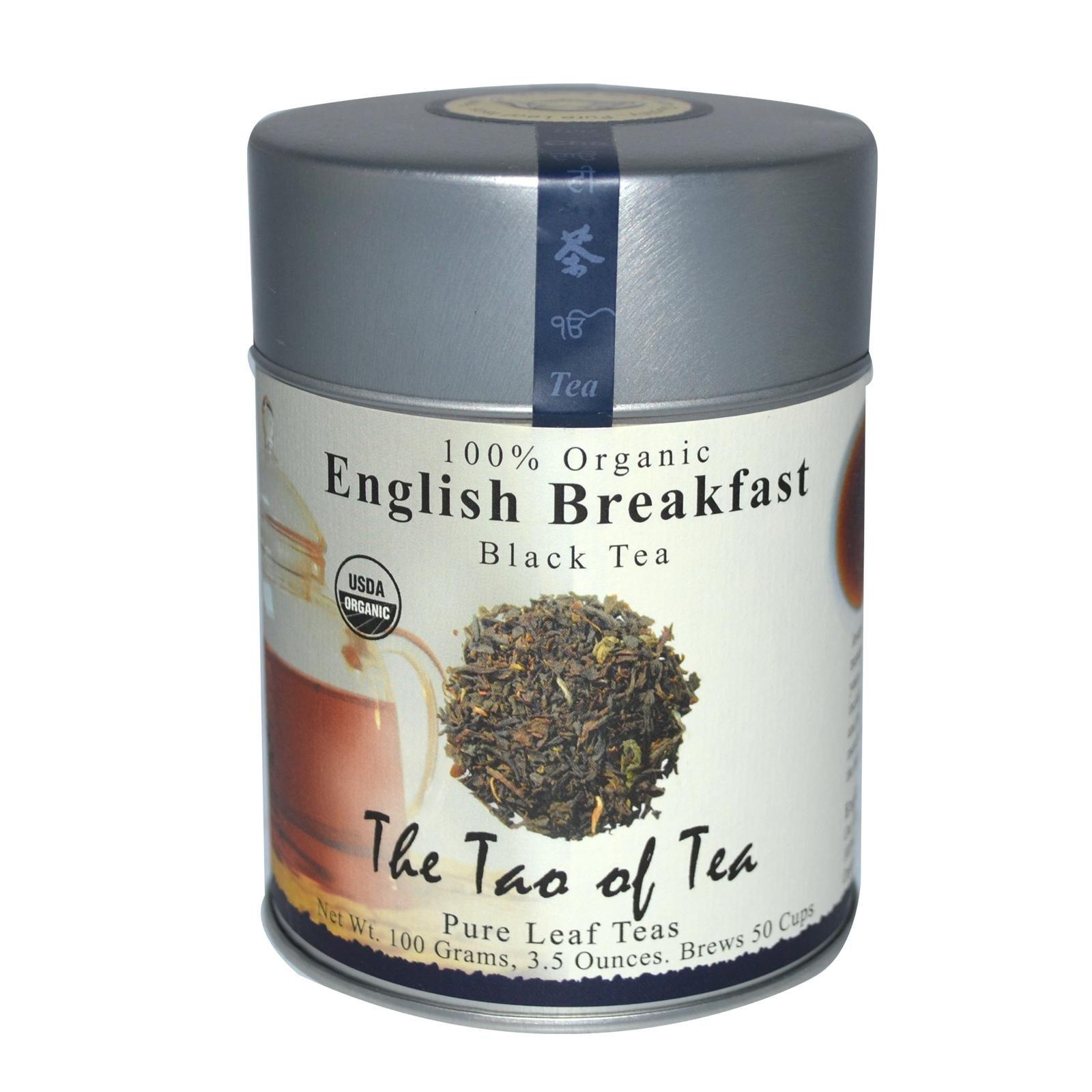 The Tao of Tea The Tao of Tea Organic Hearty Black Tea Blend, English Breakfast, 3.5 oz (100 g)