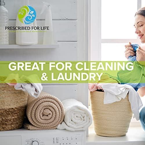Prescribed For Life Prescribed for Life Sodium Percarbonate Powder for Cleaning, Laundry & More | Percarbonate Soda Oxygen Bleach | Percarbonato de Sodio (25kg / 55lb)