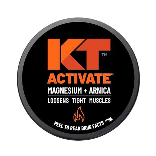 KT Tape KT Health, Magnesium Cream, Activate - Warms & Loosens Tight Muscles - Use Pre-Workout to Reduce Stiffness