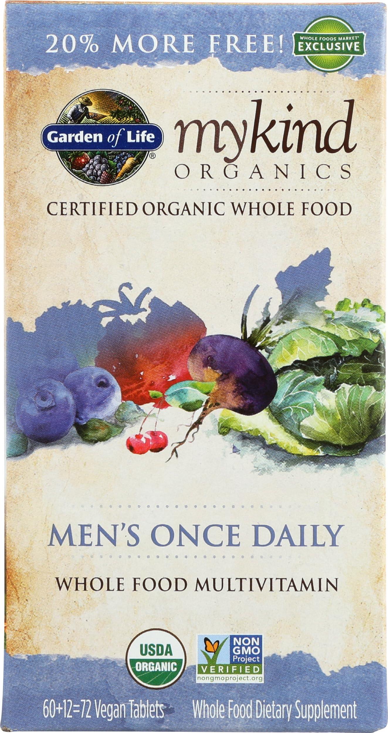 Garden of Life Garden Of Life, Vitamin Men\'s Once Daily Multi, 72 Tablets Organic