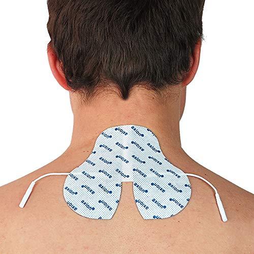 Axion Axion Adhesive Electrode Set Ideal Shape for TENS Therapy on The Neck, Back and Shoulders with 5 Electrode Pads | Reusable Self-Adhesive Electrodes for TENS Units