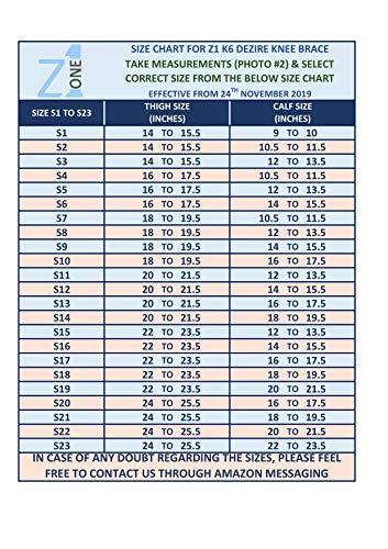Z ONE Z1 K6 Hinged Unloader Knee Brace - Knee Support for MCL, ACL, PCL, Ligament & Sports Injuries, Mild Osteoarthritis, Meniscus Tear & Knee Joint Pain, Running Best Protection - Men & Women - Size (S1)