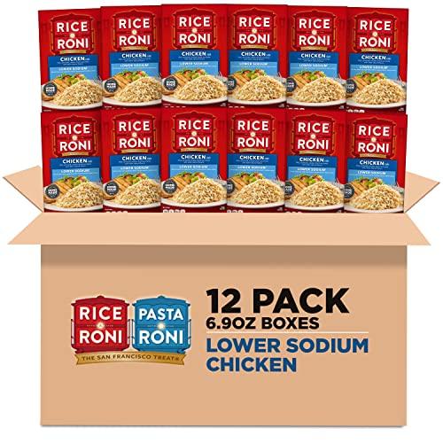 Quaker Rice A Roni, Chicken, Lower Sodium, 6.9oz Boxes (12 Pack)