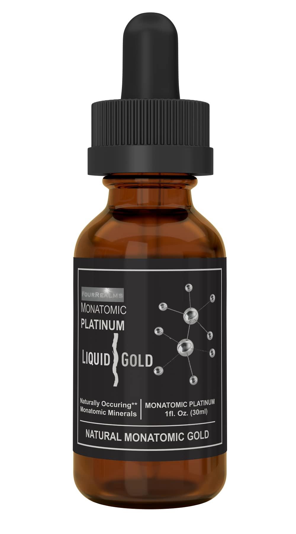 3 Leaf Naturals Mono-Atomic ORMUS Gold - Monoatomic Platinum Gold, Monatomic Gold, Orme 1oz - White Powder Gold, Gold, Platinum