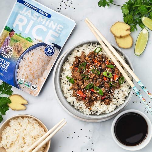 Lotus Foods Lotus Foods, Organic White Jasmine Rice, 8 Ounce