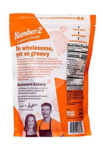 CRAPOLA! Crapola #2 Cranberry Orange Granola Cereal - All Natural, Healthy Breakfast or Snack - 12 oz Bag