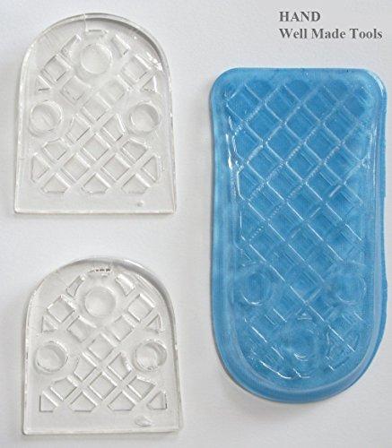 HAND Increase Comfort Silicone Heel Lift Shoe Inserts - 3 Layers Max Height Increase 30mm