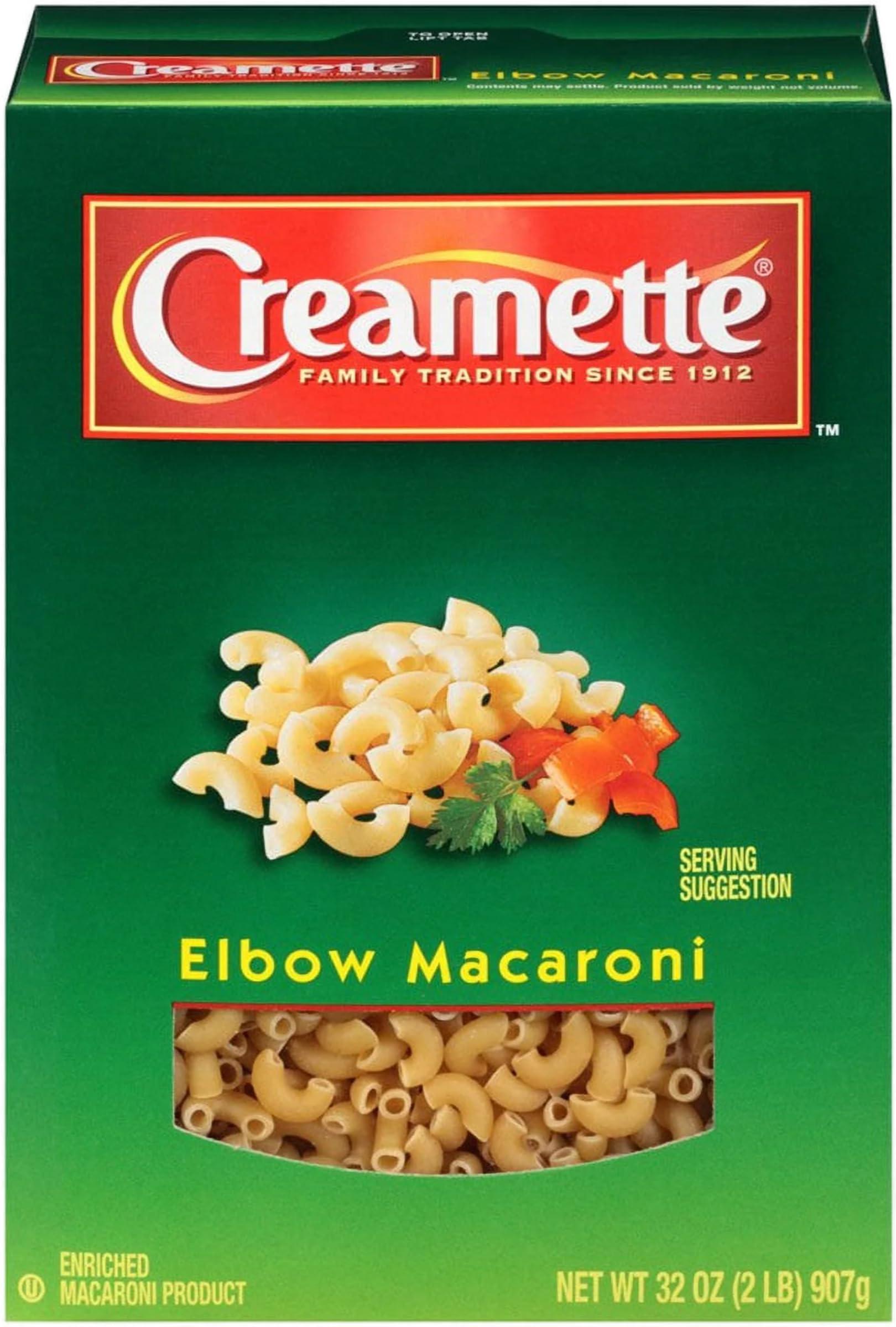 CREAMETTE Creamette Elbow Macaroni Pasta 16 oz. (Pack of 2)