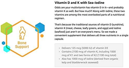 Life Extension Life Extension Vitamins D and K with Sea-Iodine, 90 Caps (Pack of 2)