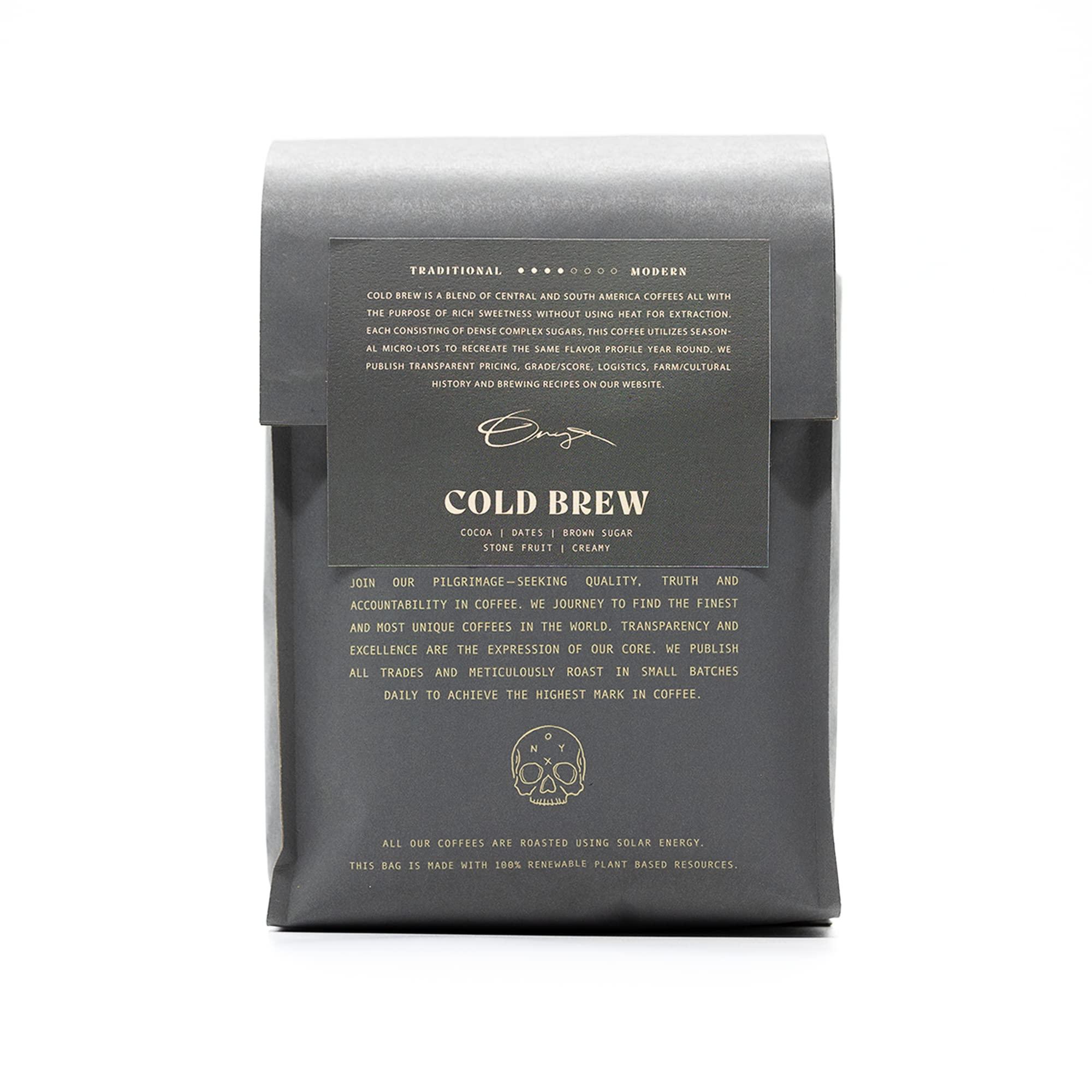 Onyx Coffee Lab Onyx Coffee Lab Cold Brew Coffee Beans – Medium to Light Whole Bean Espresso Coffee – Low Acid Coffee Whole Bean Blend w/Notes of Cocoa, Dates