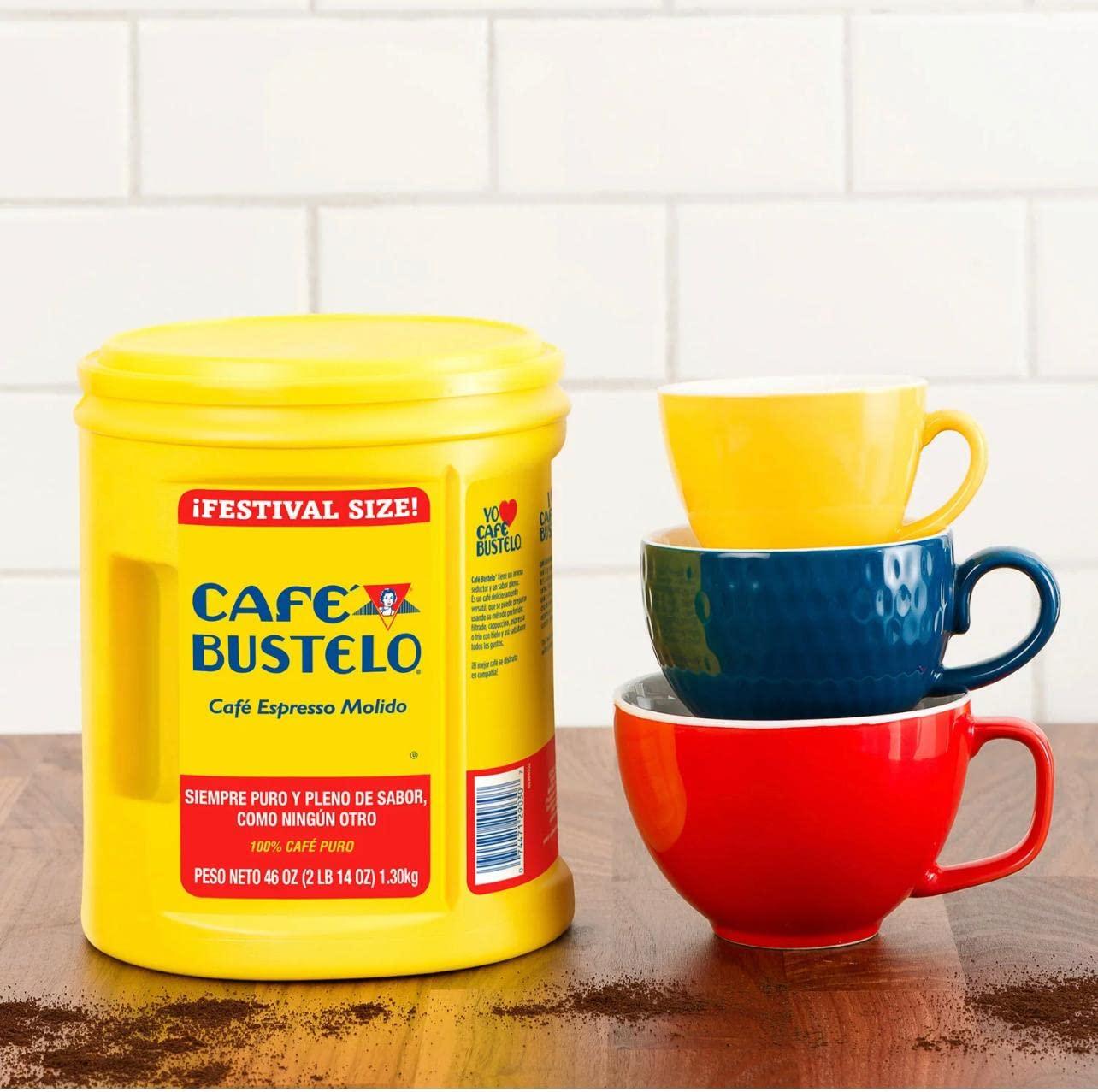 Caf Bustelo Cafe Bustelo 46oz Expresso Ground Coffee (Festival Size)