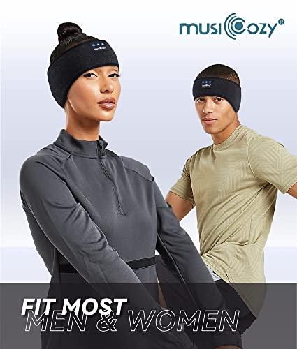 MUSICOZY MUSICOZY Sleep Eye Mask Bluetooth Headband for Women Men, 3D Contoured Cup Night Eye Mask Blindfold for Sleeping with Light Blockout Sleep Mask for Side Sleeper Travel Office Night Mask, 2 Packs