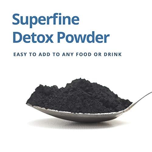 Charcoal House Charcoal House Detox & Cleanse USP Medical Grade Coconut Shell Activated Charcoal Powder for Natural Cleanse & Health - With High Adsorptive & Fast Acting Capacity - 12 oz - 1 Qt