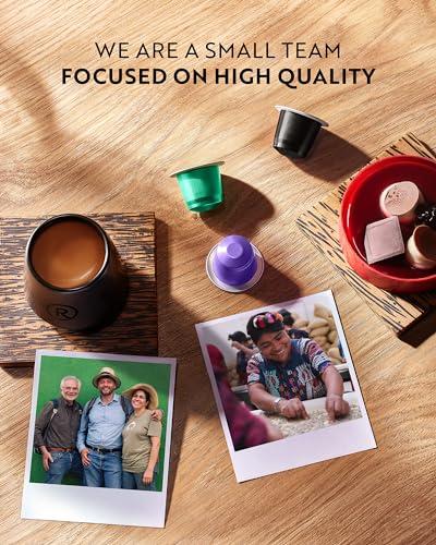 ROSSO CAFFÈ Rosso Coffee Capsules for Nespresso Original Machine - 60 Gourmet Extra Dark Roast Espresso Pods - Single-Serve Aluminum Coffee Pods Compatible with Nespresso Original Line Machines (Extra Dark 60)