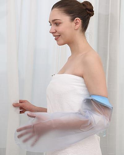 CureSquad CureSquad Waterproof Cast Cover Arm Adult, Cast Covers for Shower Arm Cast Cover for Swimming, Soft Comfortable Arm Cast Protector for Shower, Reusable Cast Bag for Bandages, Wound Care Supplies