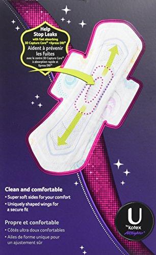 U by Kotex U by Kotex - Allnighter Pads - Ultra Thin - Overnight - 26 Pads