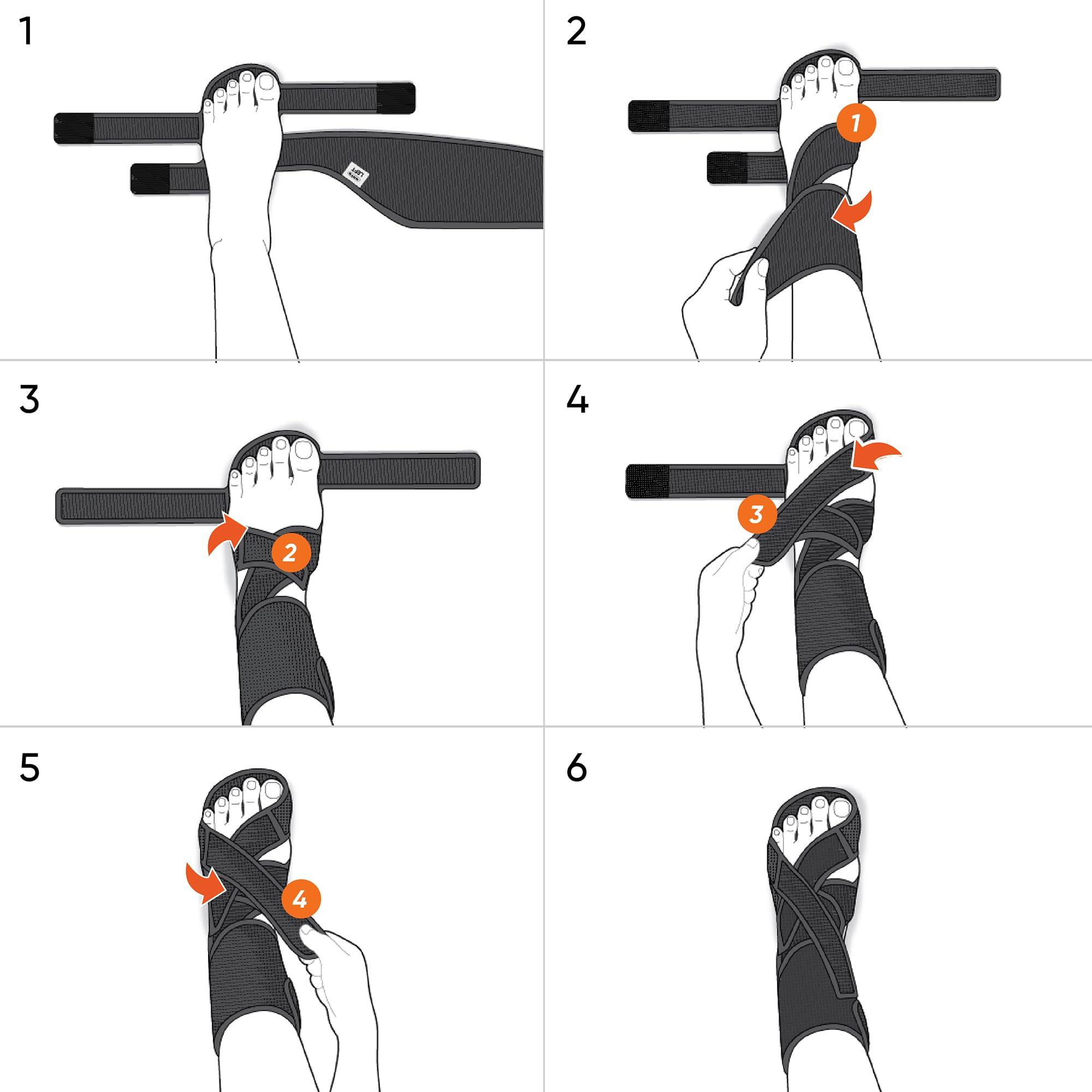 NEOFECT NEOFECT Drop Foot Brace Beige Right AFO Foot Drop Brace for Walking, Drop Foot Brace with Shoes, Stroke Recovery Equipment, Foot Drop Brace for Sleeping, Adjustable Ankle Brace (Right)