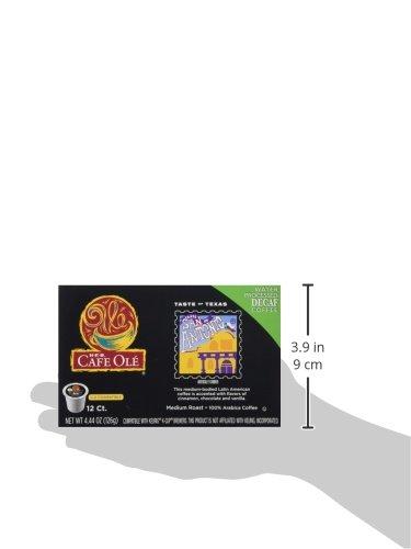 CAFE Olé H.E.B. Taste of San Antonio DECAF (single brew)--12 count single box